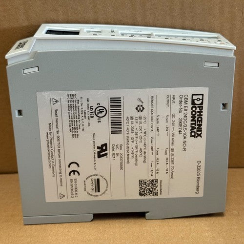 Phoenix Contact – 2905744 (CBM E824DC/0.5-10A NO-R) – Electronic Circuit Breaker