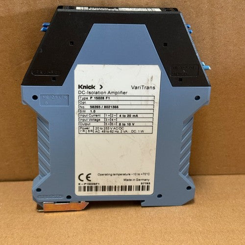 Knick – P15028F1 – DC Isolation Amplifier / Signal Conditioner