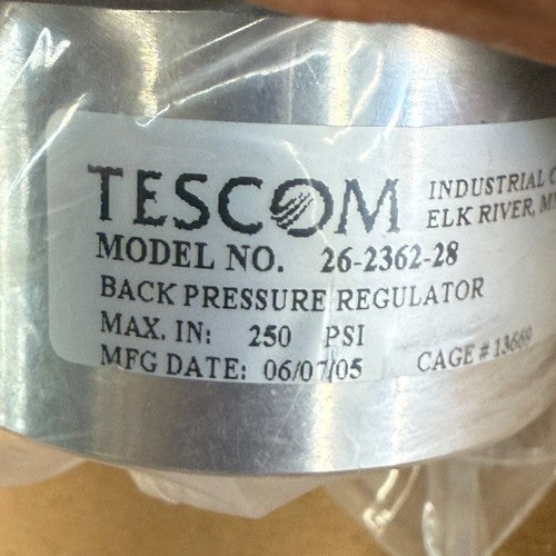 TESCOM – 26-2362-28 – 26-2300 Series High-Accuracy Backpressure Regulator