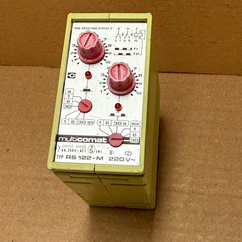 Comat / Multicomat – RS122-M – Plug-in Multifunction Time Delay Relay