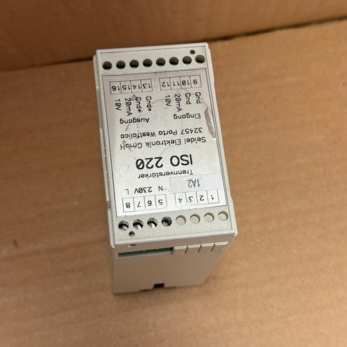 Seidel – ISO 220 – Isolation Amplifier / Signal Isolator Module