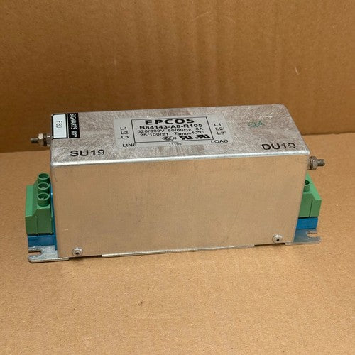 EPCOS – B84143-A8-R105 – 3-Phase Power Line EMC Filter (8A)