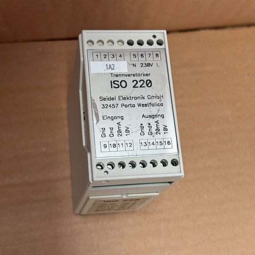 Seidel – ISO 220 – Isolation Amplifier / Signal Isolator Module