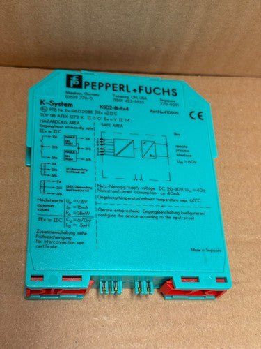 Pepperl+Fuchs – 41099S (KSD2-BI-Ex4) – K-System Isolated Switch Amplifier