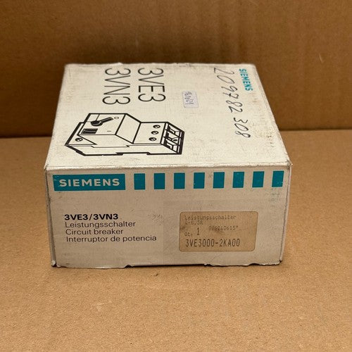 Siemens – 3VE3000-2KA00 – Motor Starter Protector