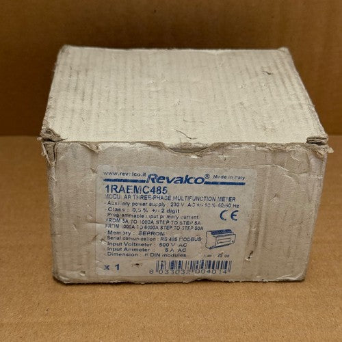 Revalco – 1RAEMC485 – 6-DIN Three-Phase Digital Multifunction Network Analyzer