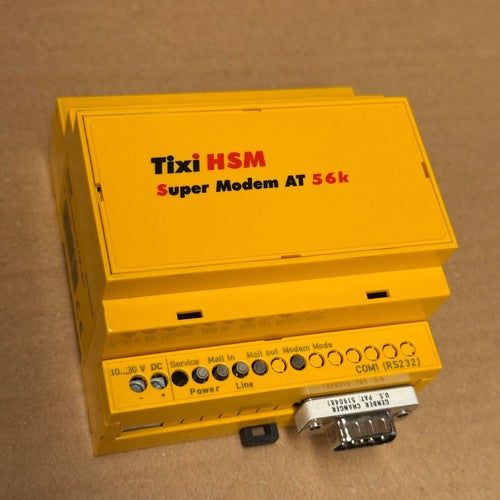 Tixi – HSM Super Modem AT 56k – DIN Rail Industrial Analog Modem