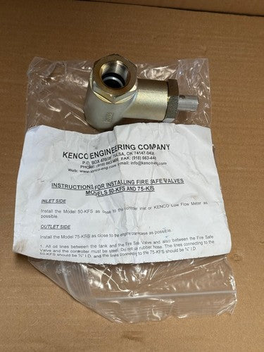 Kenco – 50-KFS – Fire Safe Valve for Oil Level Controllers / Meters (1/2" NPT)
