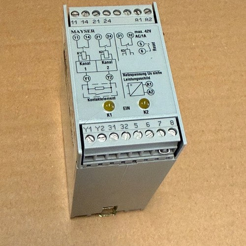 Mayser – SG-EFS 134 ZK2/1 – Safety Control Unit / Relay (230V AC)