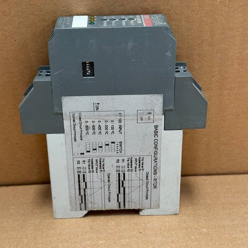 ABB – 1SVR040013R2700 (CC-U/RTDR) – PT100 RTD Temperature Signal Relay Converter