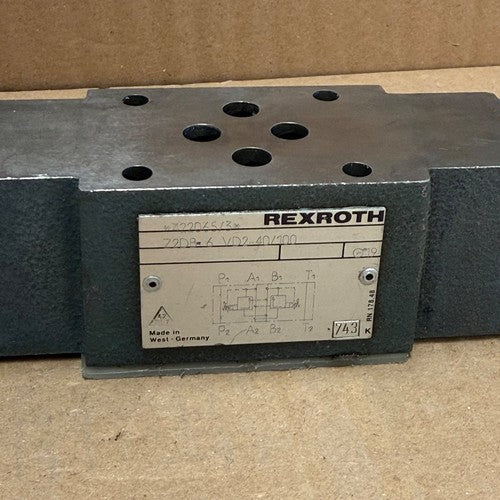 Bosch Rexroth – Z2DB6VD2-40/100 – Double Pressure Relief Sandwich Plate Valve