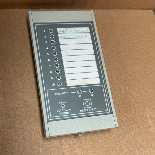 Diantek AB – SOL2.102.4 KOMBI – 10-Channel Alarm & Monitoring Panel (24V AC/DC)