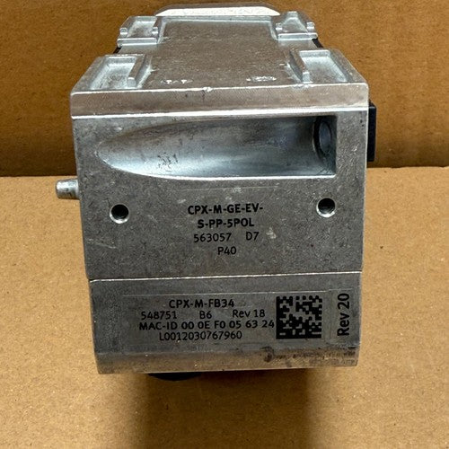 Festo – CPX-M-GE-EV-S-PP-5POL (563057) + (548751) – Metal Interlinking Block