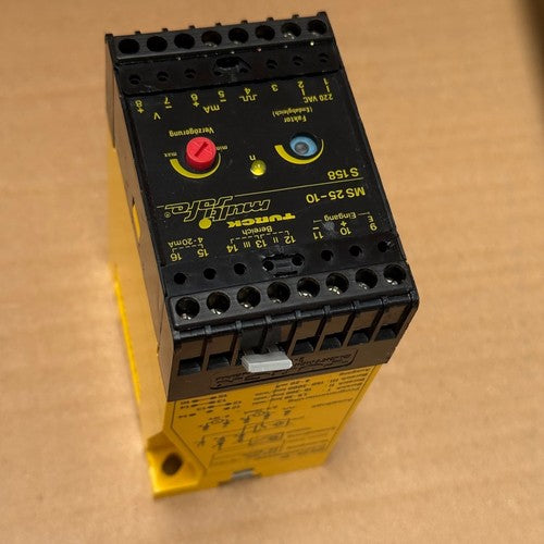 Turck – MS25-10/S158 – Motor Protection Circuit Breaker / Speed Monitor Module