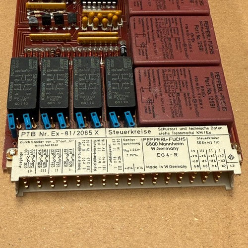 Pepperl+Fuchs – EG4-R (Ex-81/2065X) – 4Channel Isolated Switch Amplifier Barrier