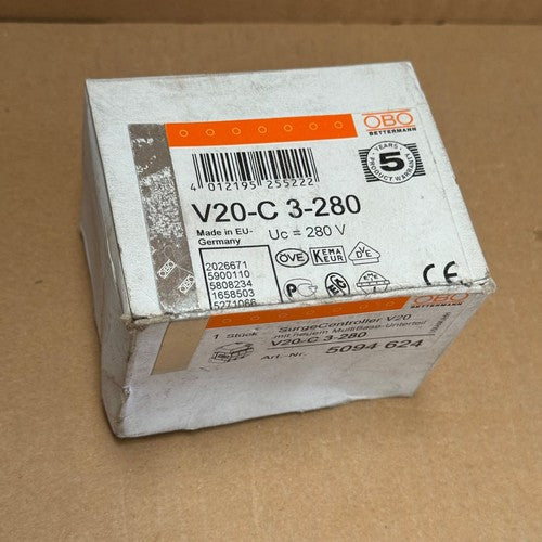 OBO Bettermann – V20-C 3-280 / 5094624 – Type 2 Surge Arrester Module