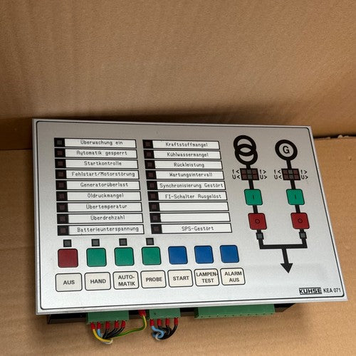 KUHSE – KEA-071 SPL – Generator Emergency Generator CONTROL