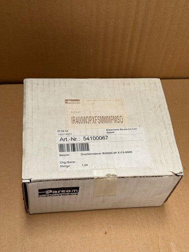 Parker Veriflo – IR400W3PXFSMMMPM5076 – IR4000 Series Pressure Regulator