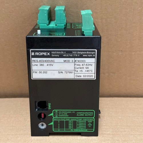 Ropex – RES-403/400VAC (740303) – RESISTRON Heat-Seal Temperature Controller