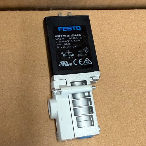 Festo – MHP3-MS1H-3/2G-1/8 (525139) – 3/2-Way Solenoid Valve