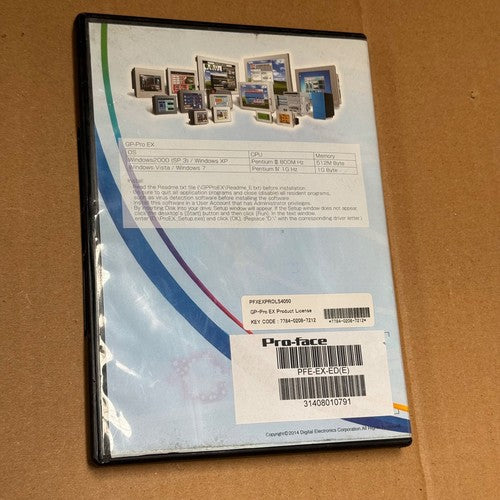 Pro-face – PFXEXPROLS4050 – GP-Pro EX V4.0 Development Software License