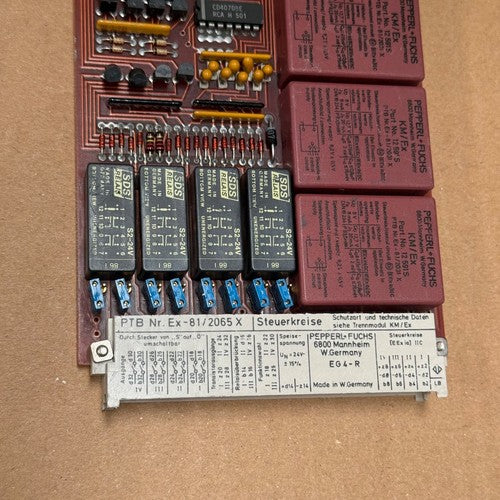 Pepperl+Fuchs – EG4-R (Ex-81/2065X) – 4Channel Isolated Switch Amplifier Barrier