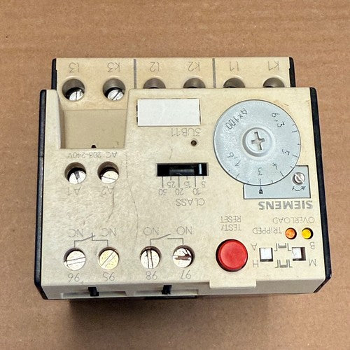 Siemens – 3UB1105-1HM7 – Solid-State Overload Relay / Electronic Tripping Unit