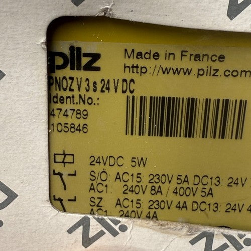 Pilz – 474789 (PNOZ V) – Emergency Stop & Safety Relay