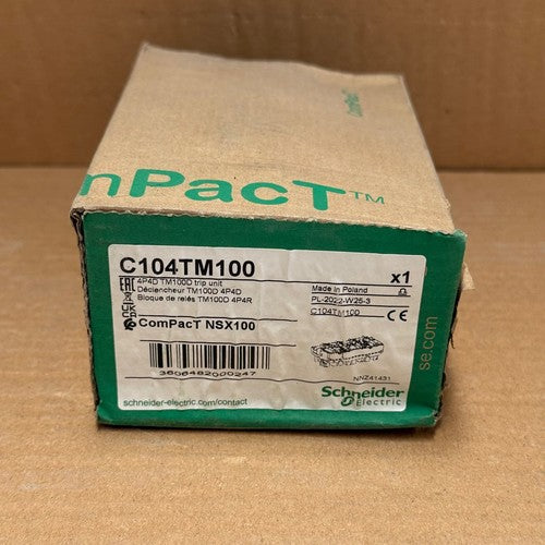 Schneider Electric – C104TM100 – ComPacT NSX Thermomagnetic Trip Unit