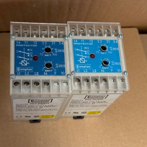 Crompton Instruments – 252-PVVG-RQBX-C5-EB – 3-Phase Overvoltage Protector Relay