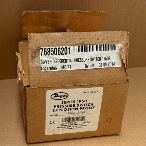 Dwyer – 1950G-20-B-24 – Explosion-Proof Differential Pressure Switch