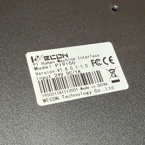 WECON – PI9150 – 15" Industrial Touchscreen HMI Panel