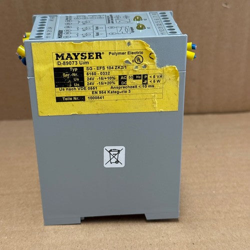 Mayser – SG-EFS104ZK2/1 – Safety Control Unit / Monitoring Relay for Safety Mats