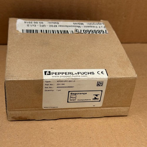 Pepperl+Fuchs – 231194 / KFD2-UFC-EX1.D – Frequency Converter / Signal Barrier
