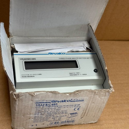 Revalco – 1RAEMC485 – 6-DIN Three-Phase Digital Multifunction Network Analyzer