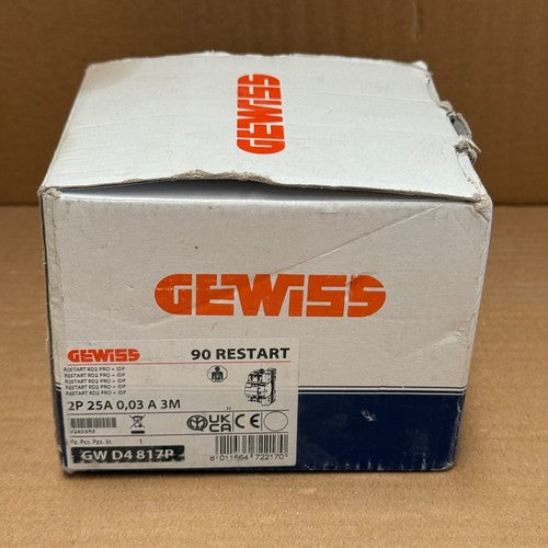 GEWISS – GWD4817P – ReStart RD PRO Automatic Reclosing Device Coupled