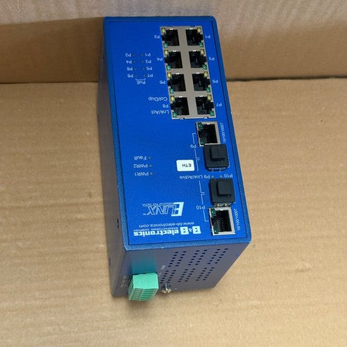 B+B – EIRP410-2SFP-T – Elinx Series Unmanaged Industrial Gigabit Switch
