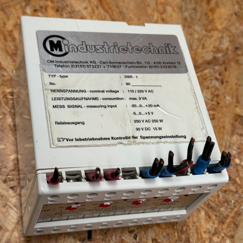 CM-Industrietechnik – DSR-1 – Analog Controller / Limit Switch Relay Unit