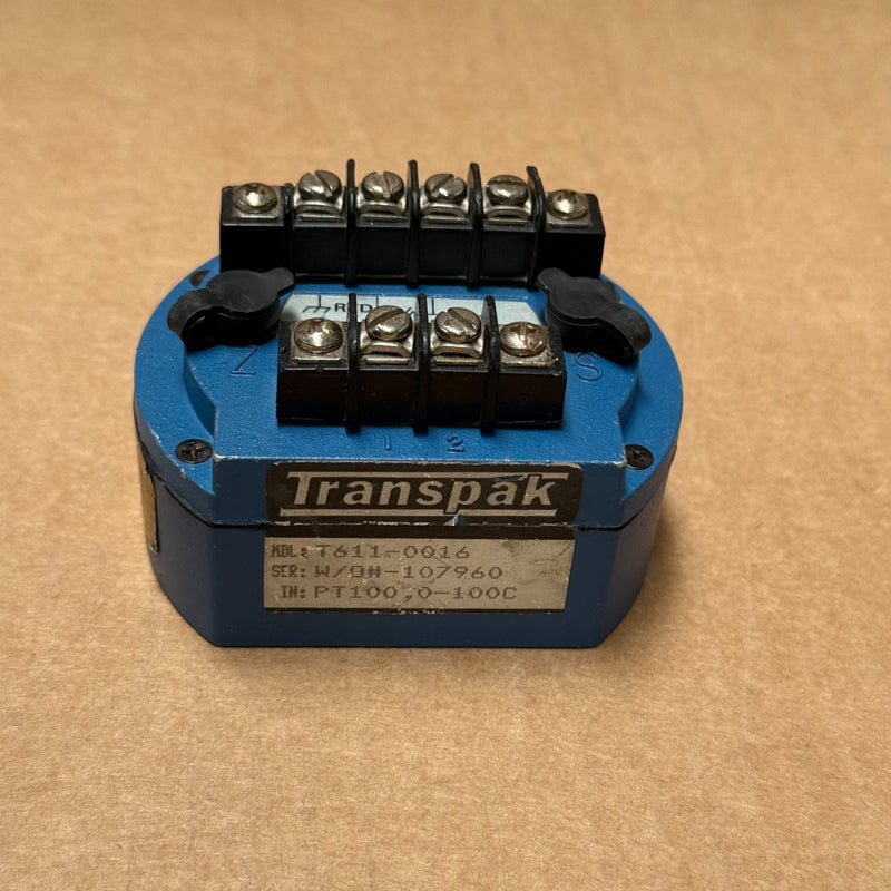 Transpak – T611-0016 – RTD Temperature Transmitter