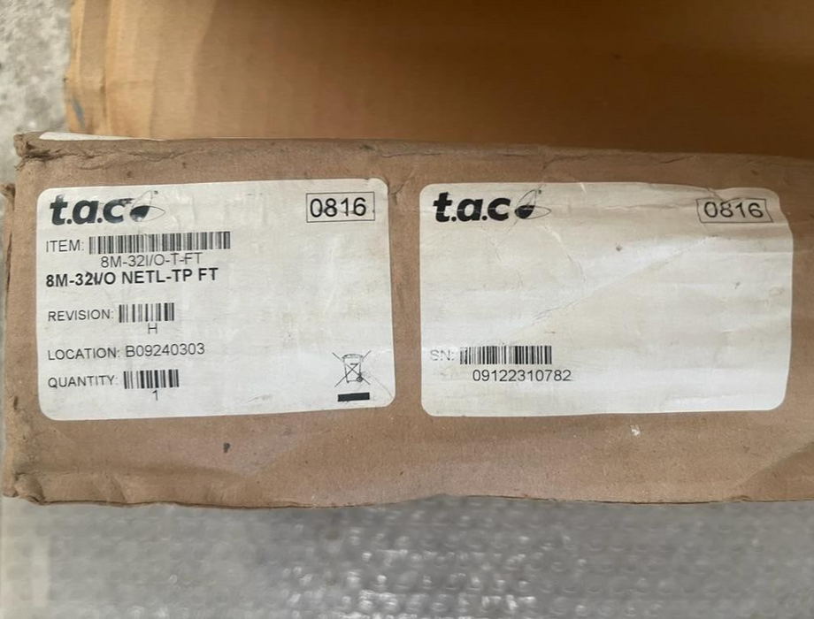 t.a.c ITEM: 8M-32I/O-T-FT, 8M-32I/O-T-FT, REVISION: H, 0816