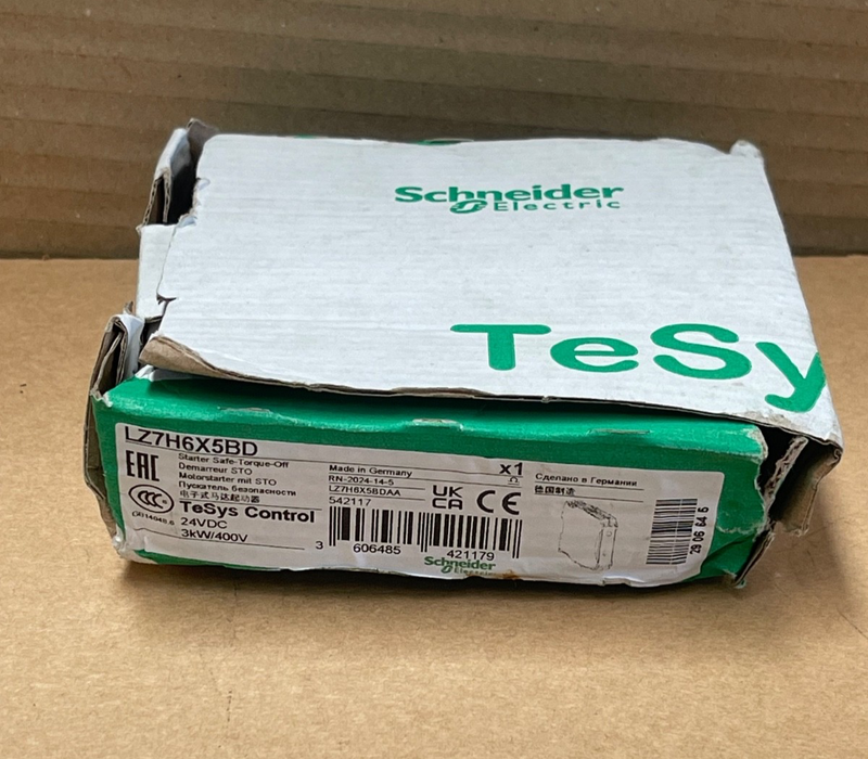 Schneider Electric – LZ7H6X5BD – TeSys H Safe‑Torque‑Off Motor Starter 3 kW