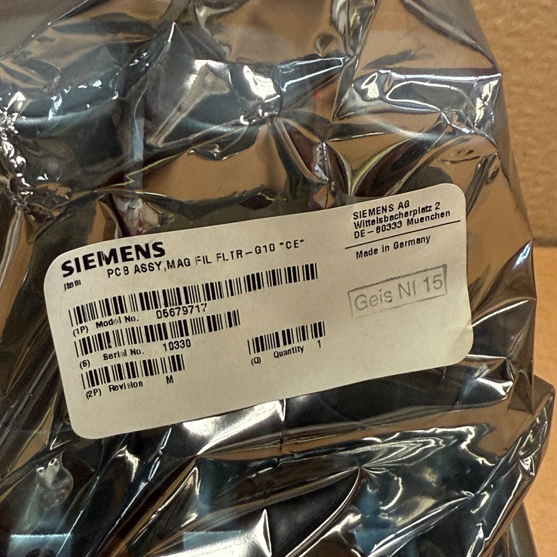 Siemens Healthineers – 05679717 – PCB Assy, Mag Fil Fltr-G10 CE