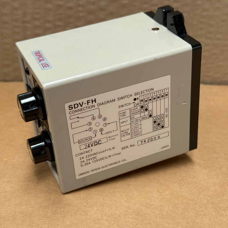 Omron – SDV-FH2 – Voltage Sensor / Monitoring Relay
