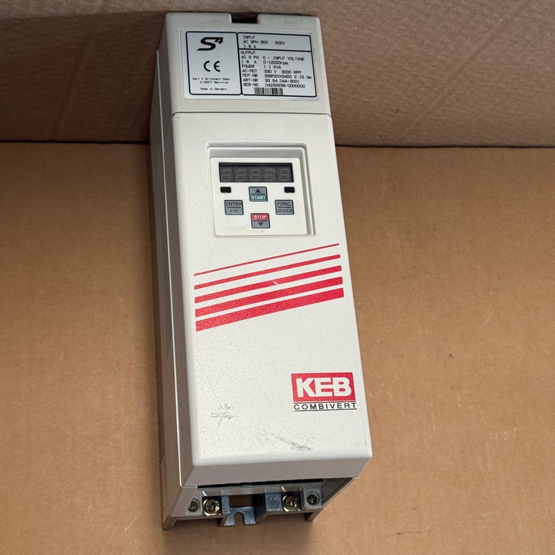 KEB – 33.S4.D4A-3001 – COMBIVERT S4 Servo Drive / Servo Amplifier