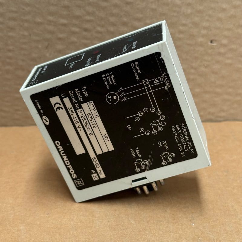 Grundfos – MTP 75 V01 (625179) – Motor Protection Relay / Thermal Protector