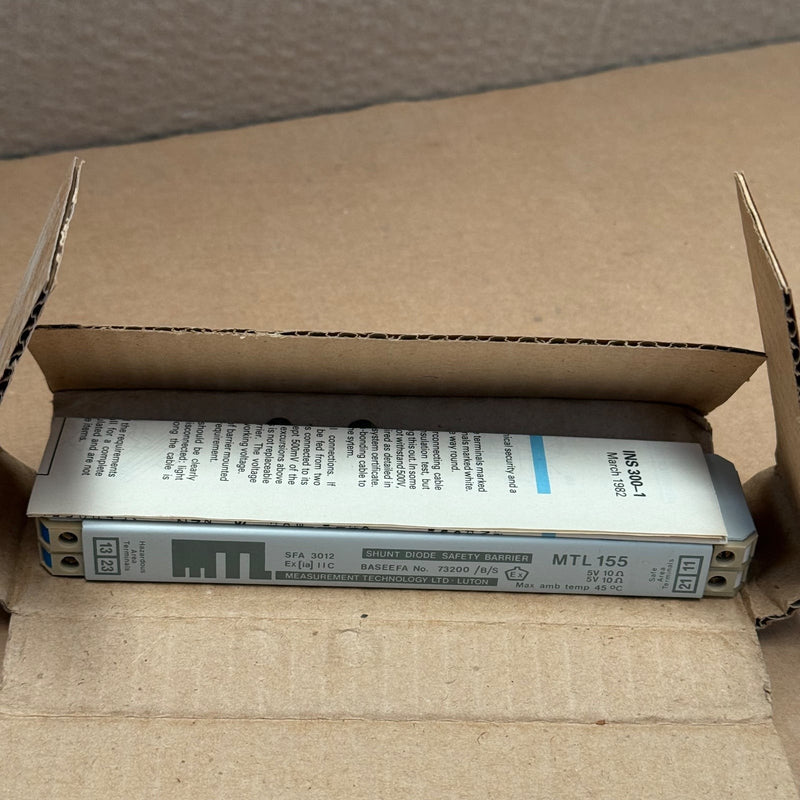 MTL – MTL155 (MTL-155) – Shunt Diode Safety Barrier