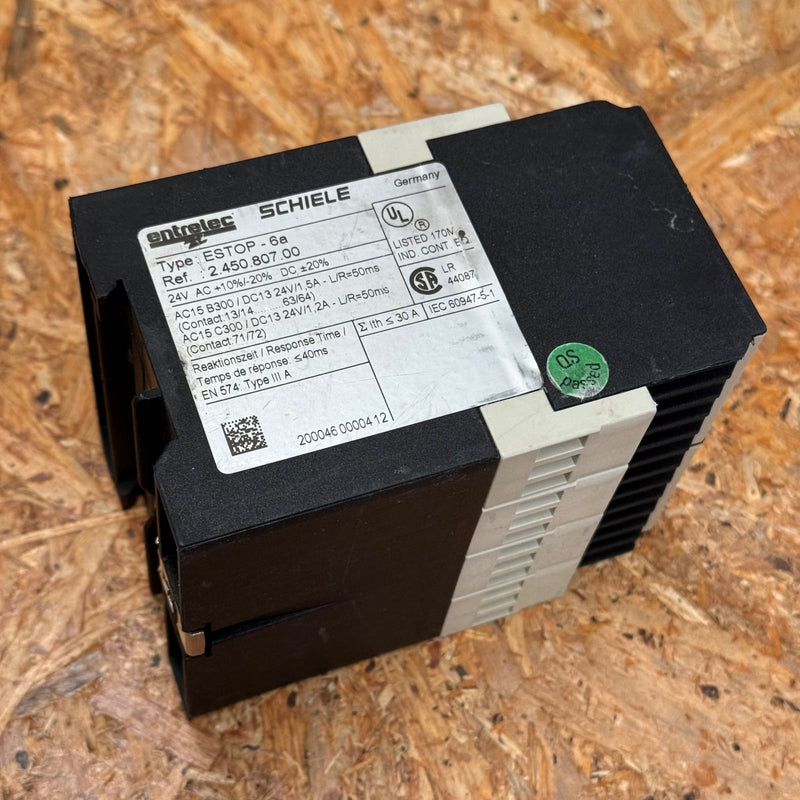 Entrelec – ESTOP-6A (2.450.807.00) – Emergency Stop Monitoring Relay