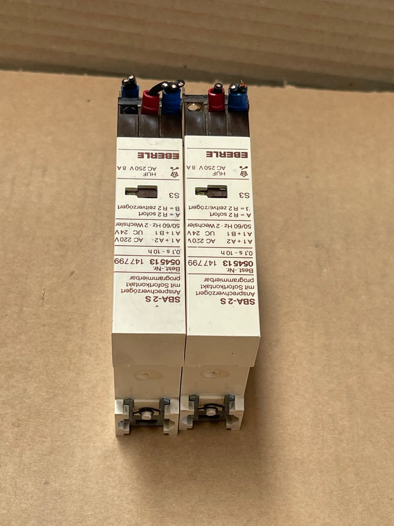 Eberle Controls – SBA‑2S – Industrial Time Delay Relay (0.1 s to 10 h)