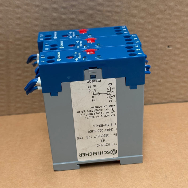 3PCs Schleicher – KZT71KD – Time Delay Relay / Electronic Timer Switch