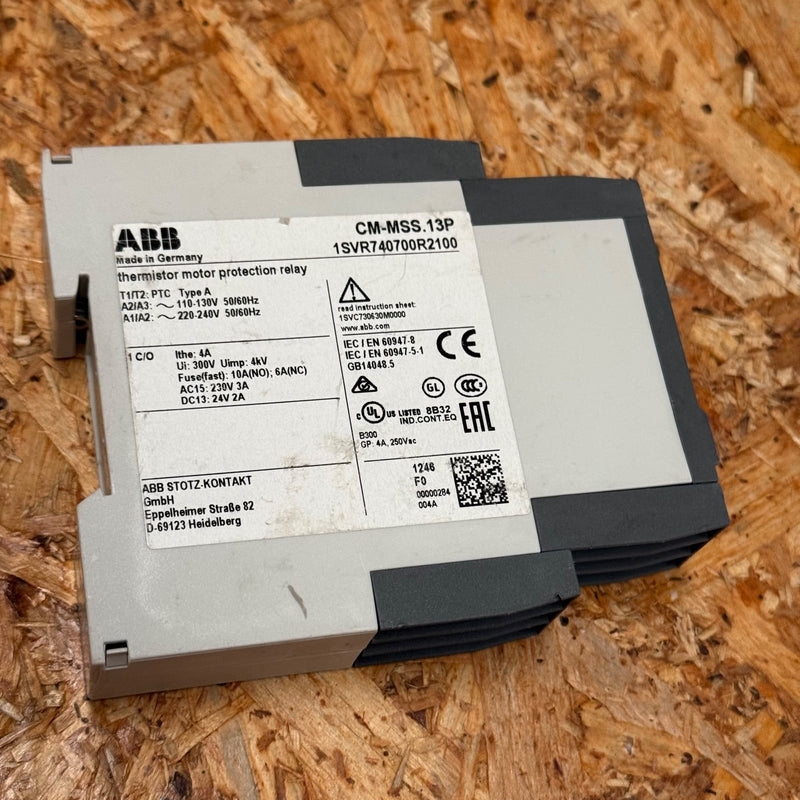 ABB – 1SVR740700R2100 /CM-MSS.13P – Thermistor Motor Protection Monitoring Relay